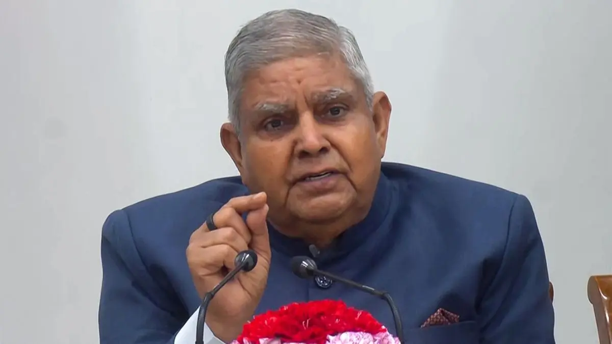 Vice President Jagdeep Dhankhar resigns