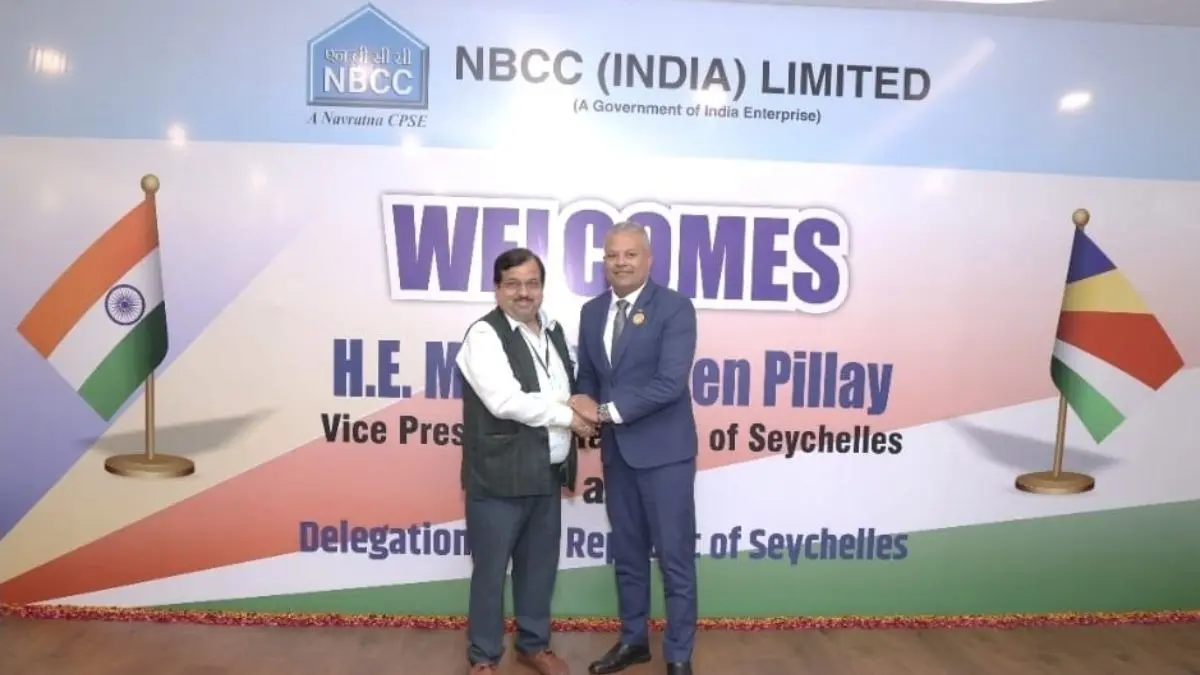 सेशेल्स के उपराष्ट्रपति श्री सेबेस्टियन पिल्लै का एनबीसीसी दौरा, द्वीपीय विकास पर हुई उच्च-स्तरीय चर्चा Vice President Sebastian Pillay