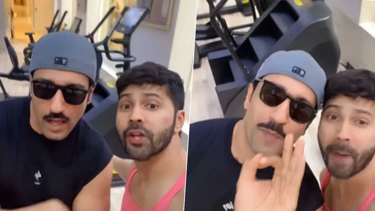 Dad-To-Be Vicky Kaushal Makes First Appearance After Pregnancy Announcement With Katrina Kaif | Watch Vicky Kaushal and Varun Dhawan