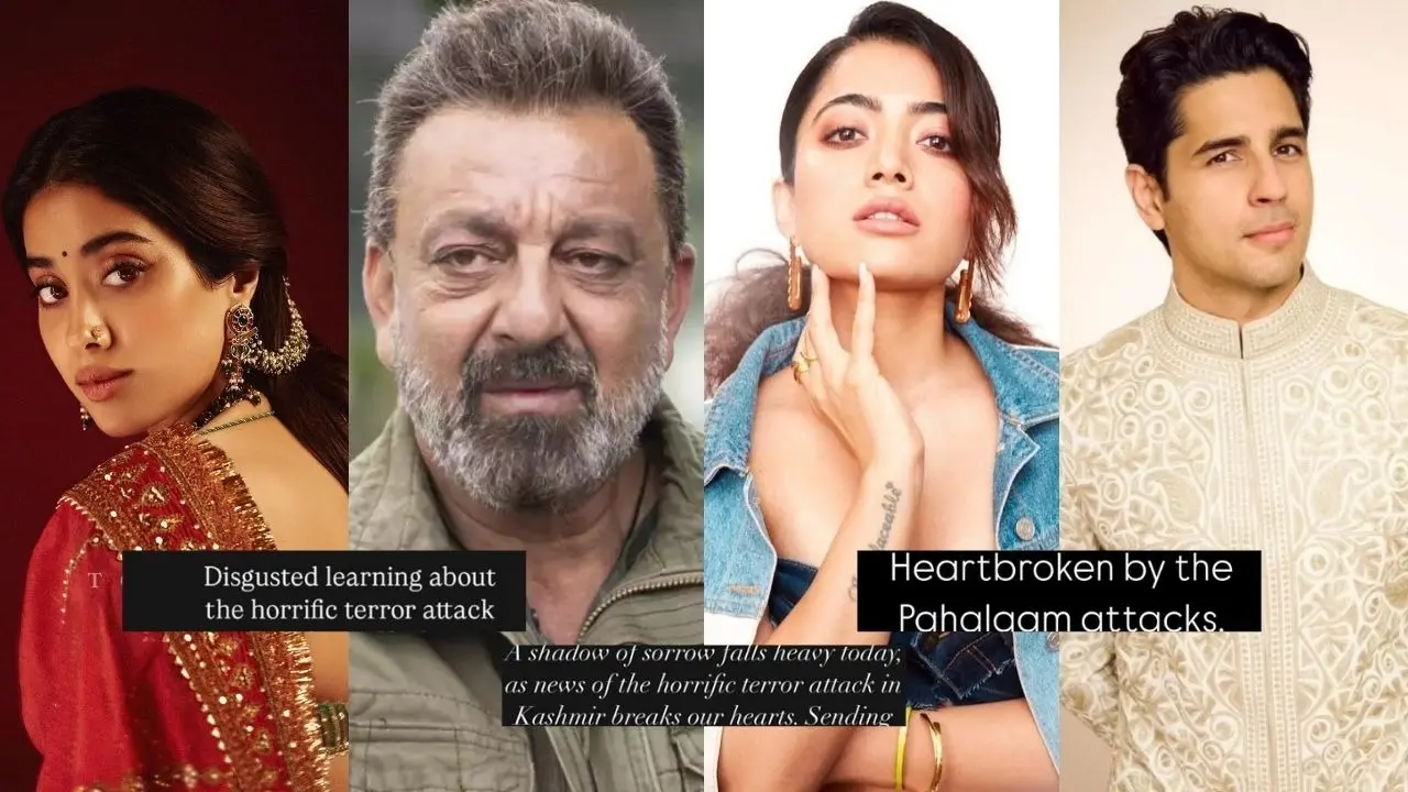 Vicky Kaushal, Janhvi Kapoor, Sidharth Malhotra, Sanjay Dutt, And More Celebs Condemn Pahalgam Terror Attack, Demand Justice
