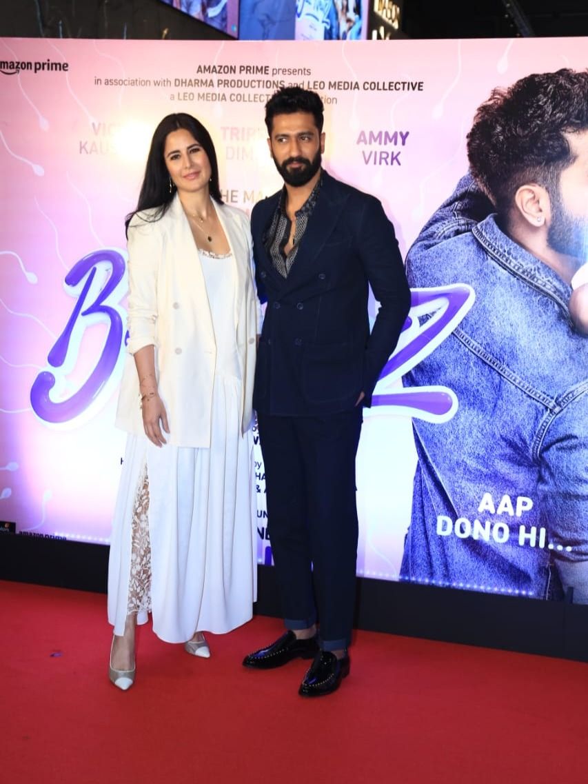 Vicky Kaushal, Katrina Kaif Attend Bad Newz Screening | Republic World