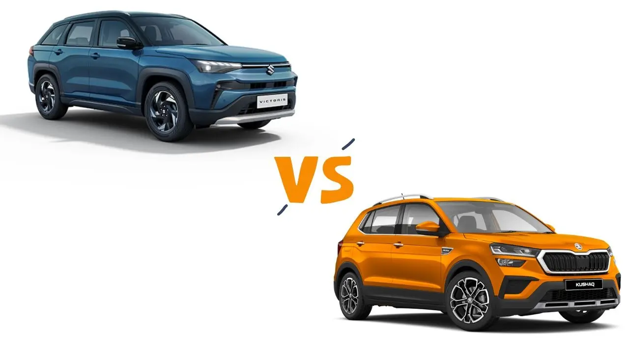Maruti Suzuki Victoris vs Skoda Kushaq - Price, Features, Specifications Compared Victoris vs Kushaq