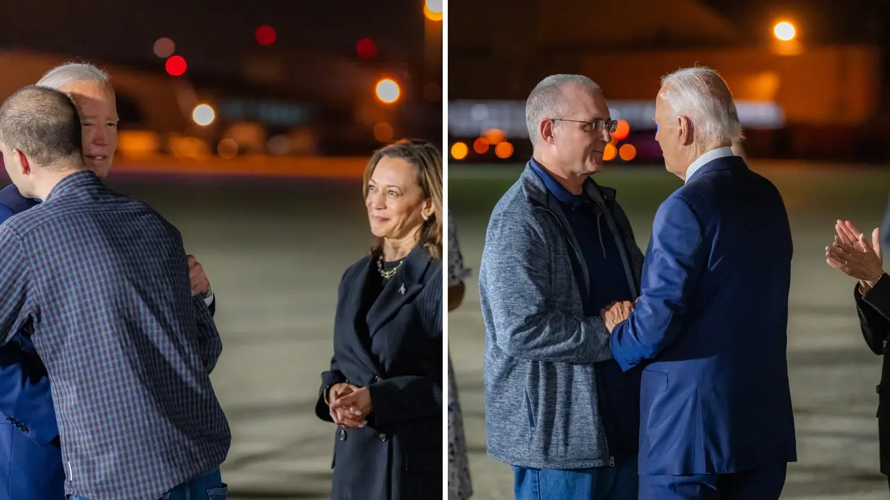 Video: Biden, Kamala Harris Welcome Americans Freed in Russian-West Prisoner Swap Video: Biden, Kamala Harris Welcome Americans Freed in Russian-West Prisoner Swap