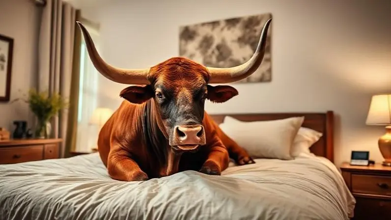 Video: Bull in the Bedroom! Faridabad Woman Hides in Cupboard for 2 Hours as Cattle Take Over Her Bed