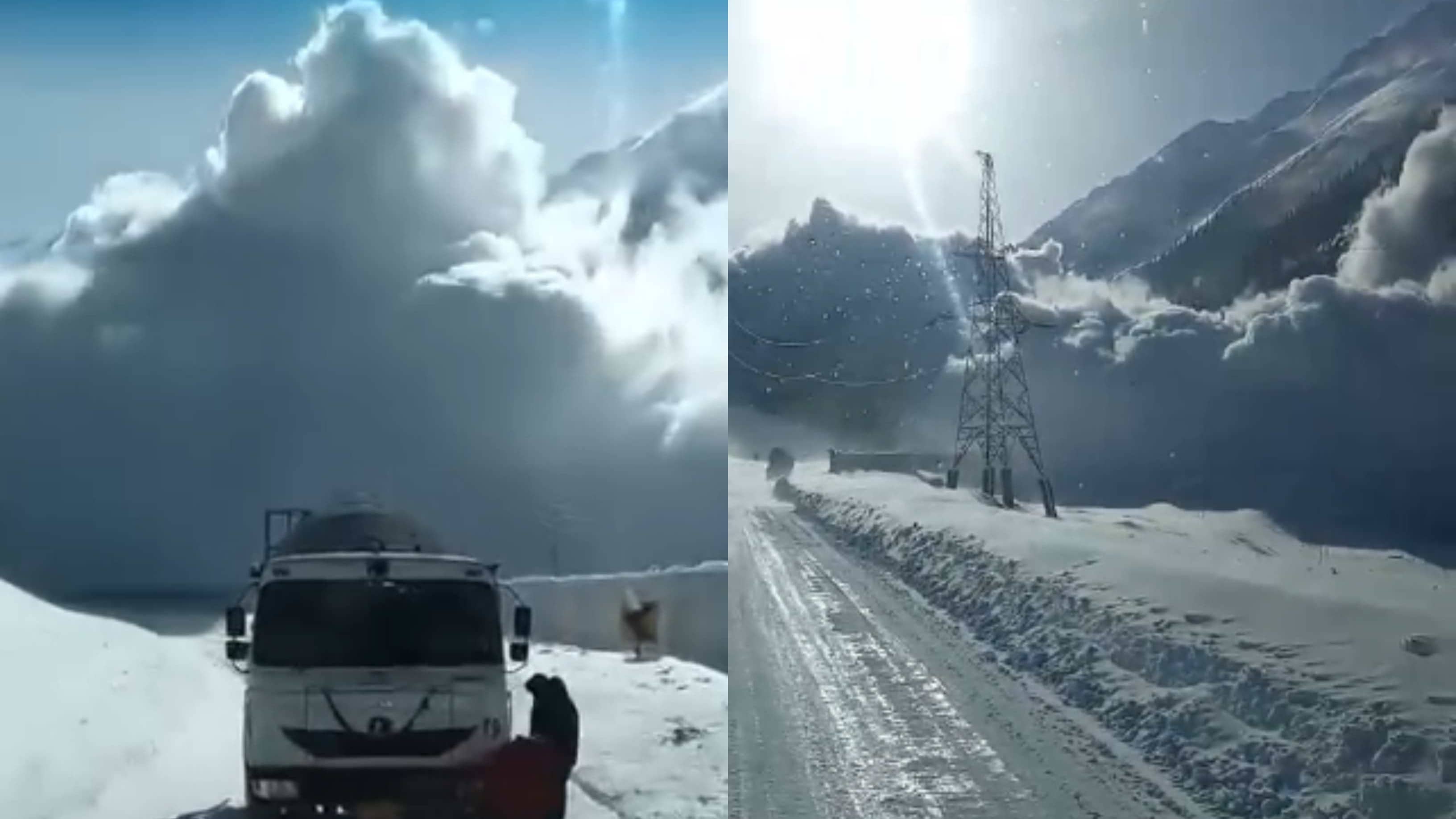 Video Captures Deadly Avalanche Striking Sarbal, Sonamarg | WATCH