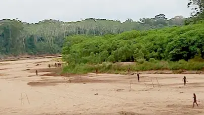Video Captures Rare Sight of Isolated Peruvian Tribe Making Appearance