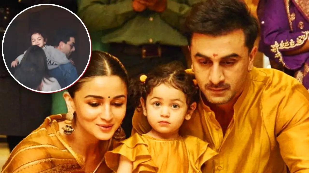 Video of Ranbir Kapoor, Alia Bhatt with Raha Kapoor goes viral