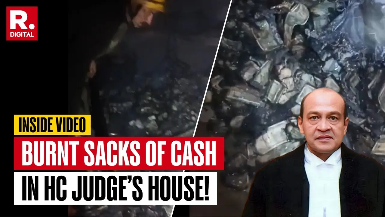 SUPREME COURT ACCEPTS CORRUPTION: 5 Sacks of Cash in Justice Varma’s House, 25 Page Report Stuns Video Of Sacks Of Cash Being Burnt At Justice Varma's House Out After Media Pressure