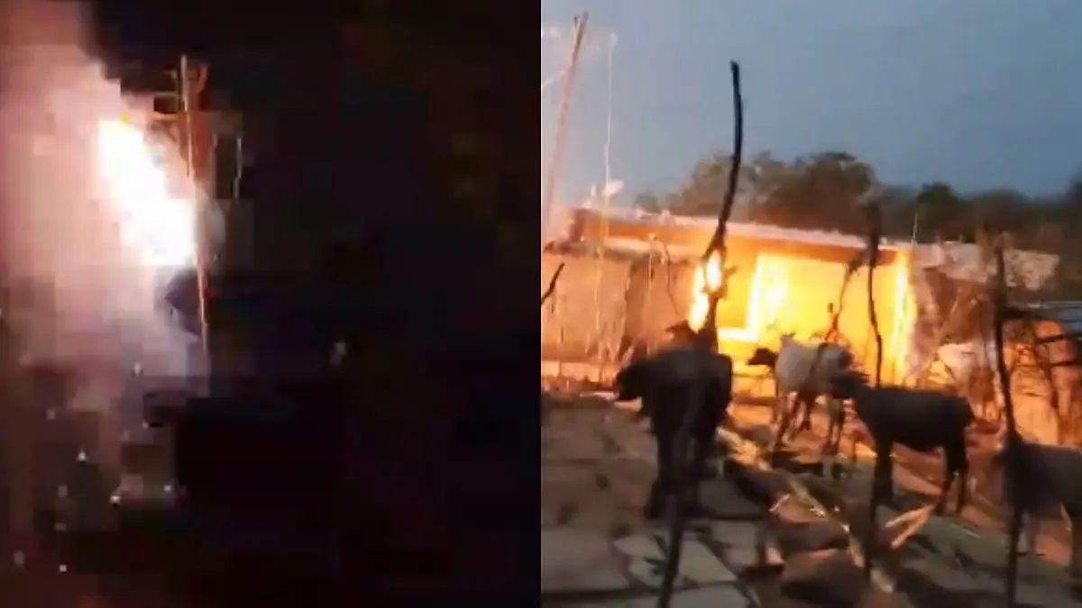 Video shows panic, chaos gripping Karnataka village