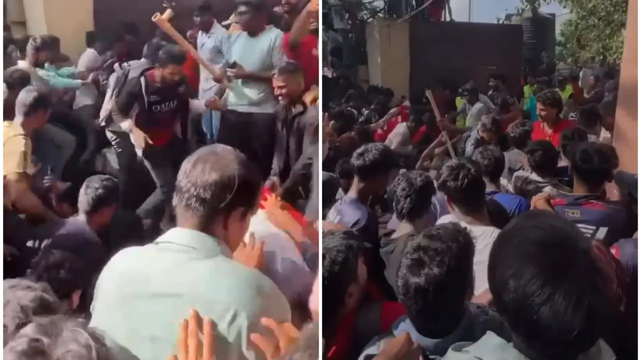 Video Shows Stampede Breaking Out at Bengaluru’s Chinnaswamy Stadium