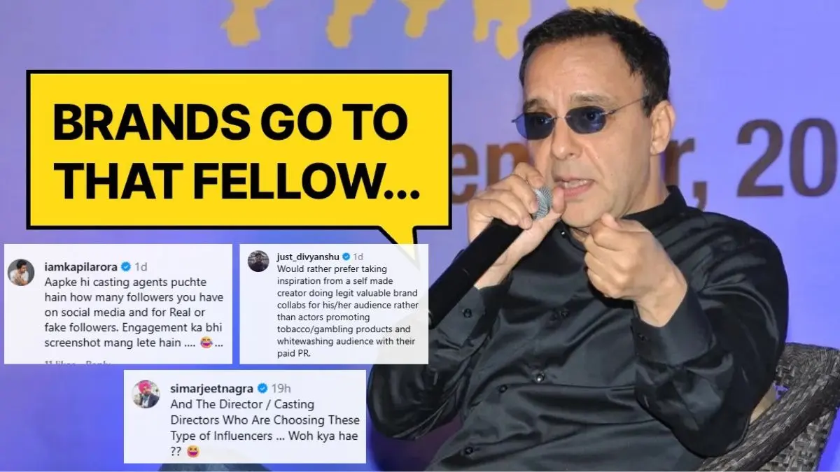 Vidhu Vinod Chopra's Abusive Rant About Influencers Goes Viral, Content Creators Call Out His Hypocrisy Vidhu Vinod Chopra's abusive rant met with massive backlash online
