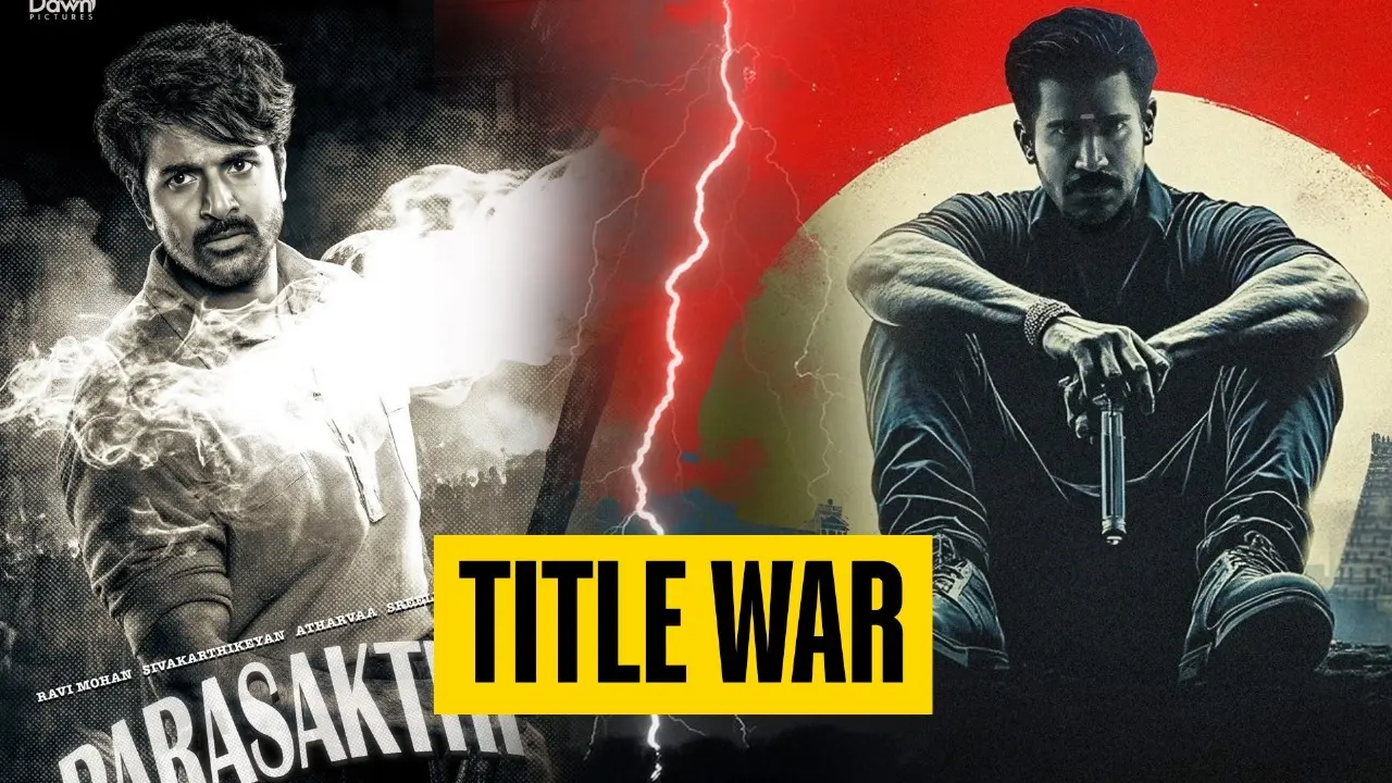 Parasakthi Controversy: Sivakarthikeyan Starrer Lands In Trouble After Vijay Antony Claims Title Rights, Producers React Vijay Antony vs Sivakarthikeyan over title Parasakthi