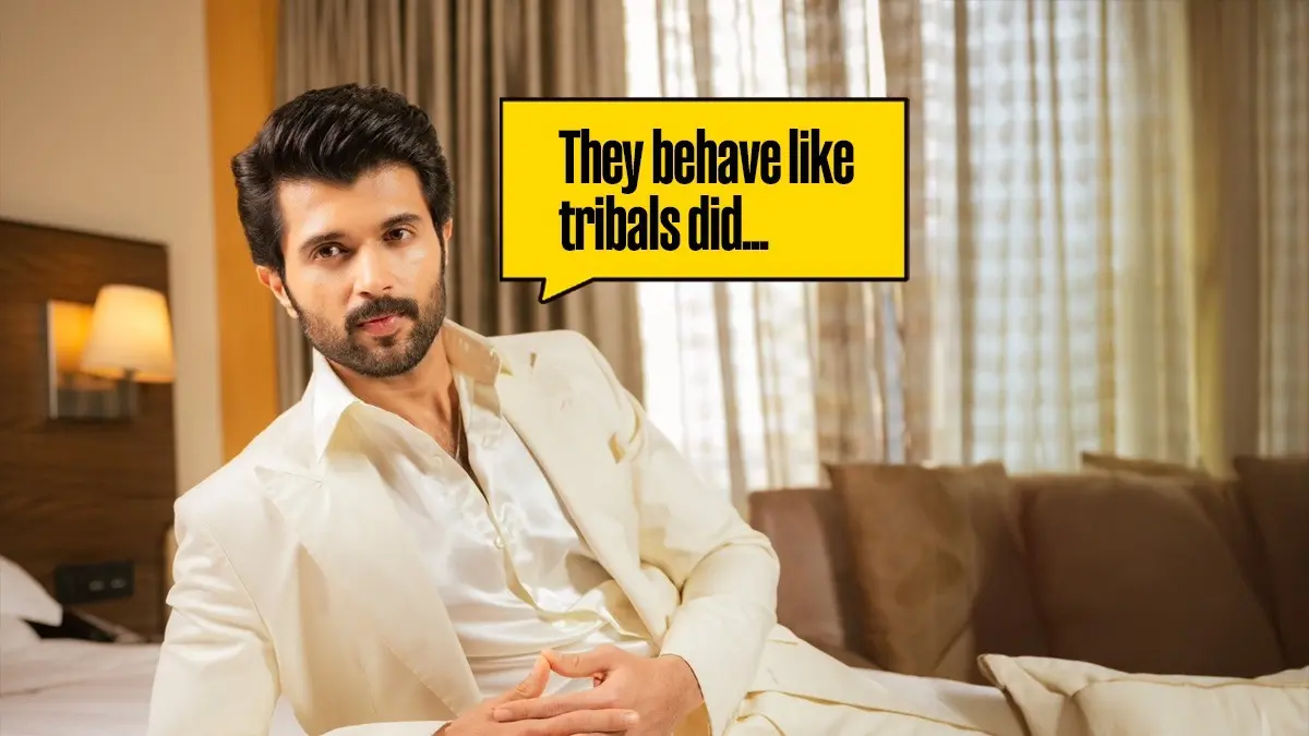 Vijay Deverakonda has been booked over his controversial comments on tribals
