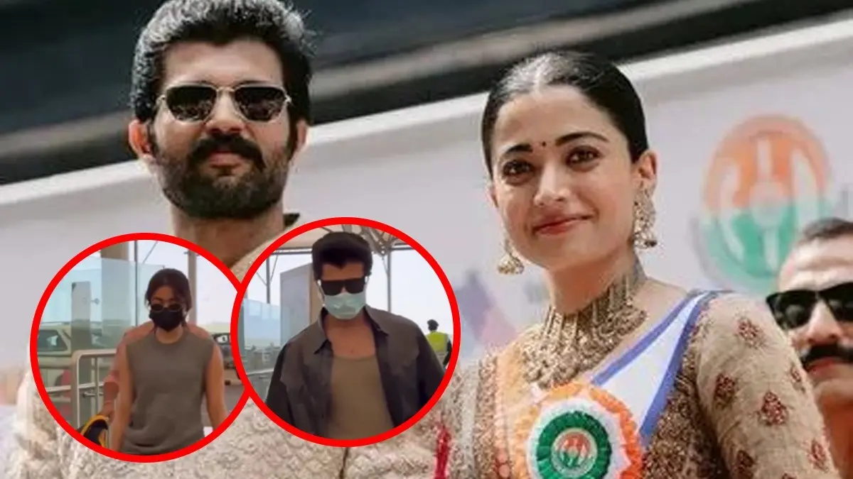 Are Vijay Deverakonda-Rashmika Mandanna Jetting Off To Udaipur For Their Wedding? Couple Spotted At Hyderabad Airport Vijay Deverakonda-Rashmika Mandanna Snapped At Airport