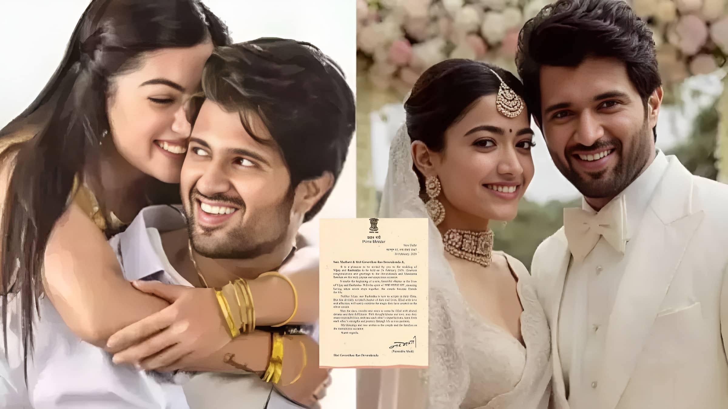 PM मोदी को मिला VIROSH की शादी का न्योता, प्रधानमंत्री ने विजय-रश्मिका के नाम लिखा ये खास लेटर