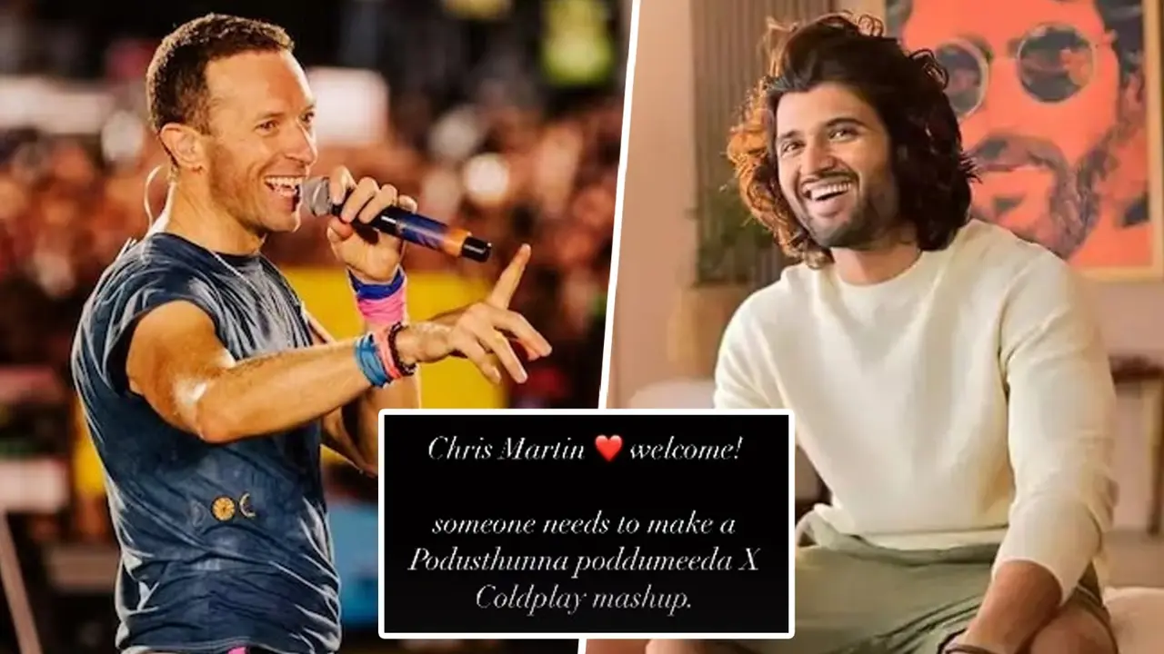 Vijay Deverakonda responds to Chris Martin's joke on being from Telangana