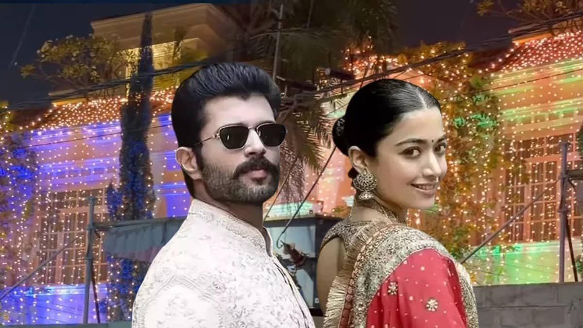 Vijay's home decked up ahead of wedding with Rashmika