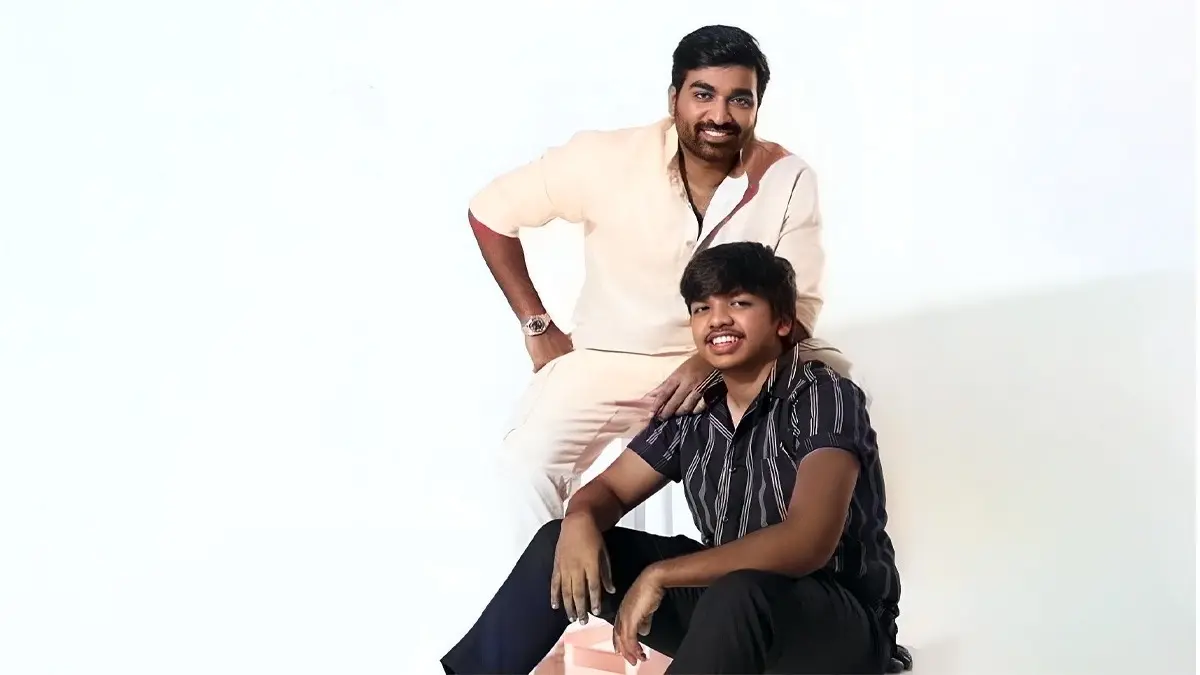 Vijay Sethupathi with son Surya