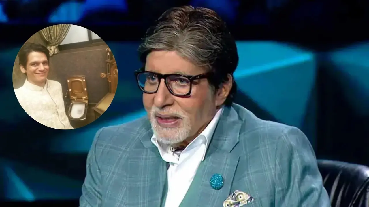 अमिताभ बच्चन के घर का टॉयलेट देख क्यों चौंके लोग? इस एक्टर के बाथरूम से शेयर की गई सेल्फी ने मचाई हलचल Vijay Varma shared picture of Amitabh Bachchan golden toilet