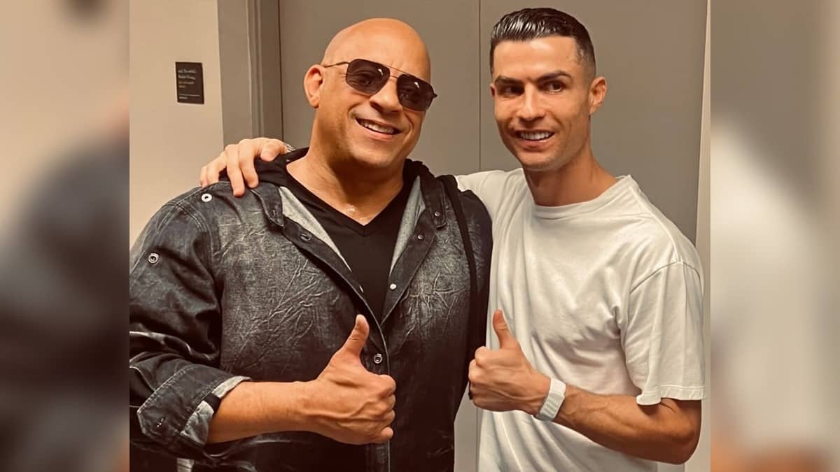 Vin Diesel with Cristiano Ronaldo