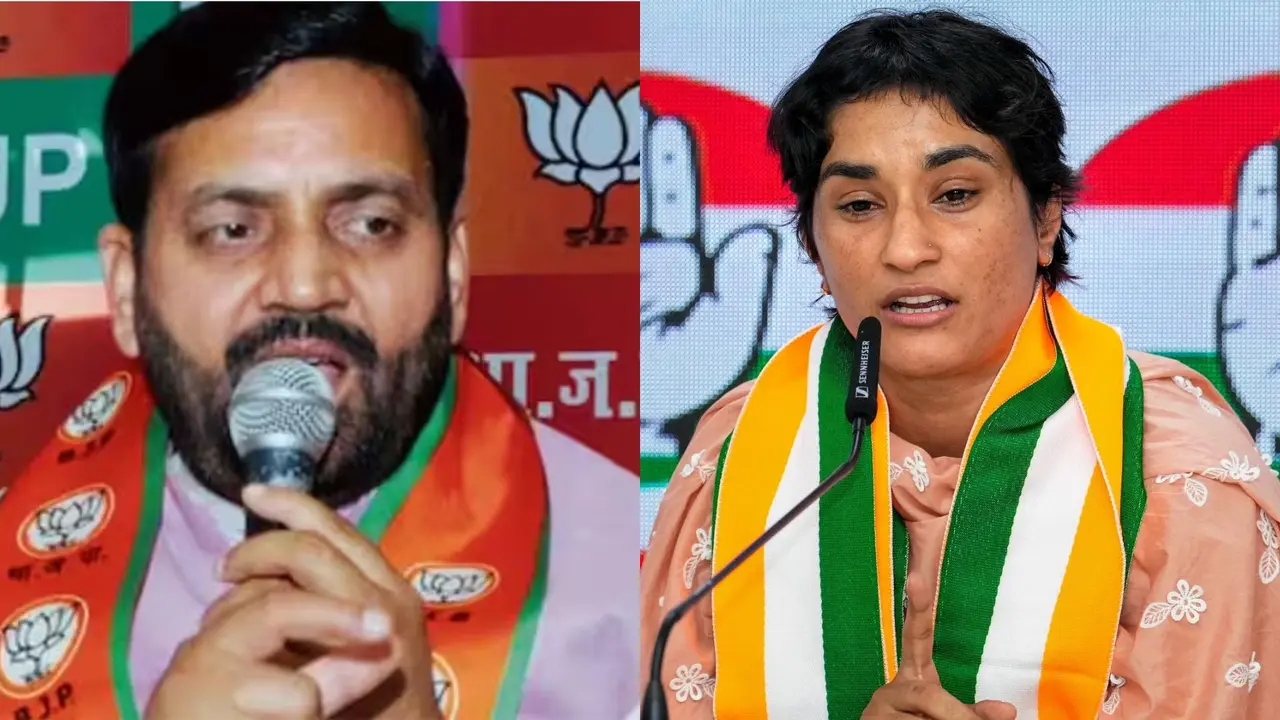 'हाथ का निशान, थप्पड़...', BJP पर खुलकर हमलावर हुईं Vinesh Phogat; दिया ऐसा बयान कि बवाल तय Vinesh Phogat Attack on BJP