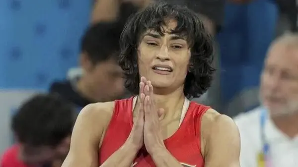 vinesh phogat resigns from railway