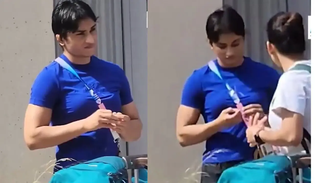 vinesh phogat left olympic village with dream of silver medal