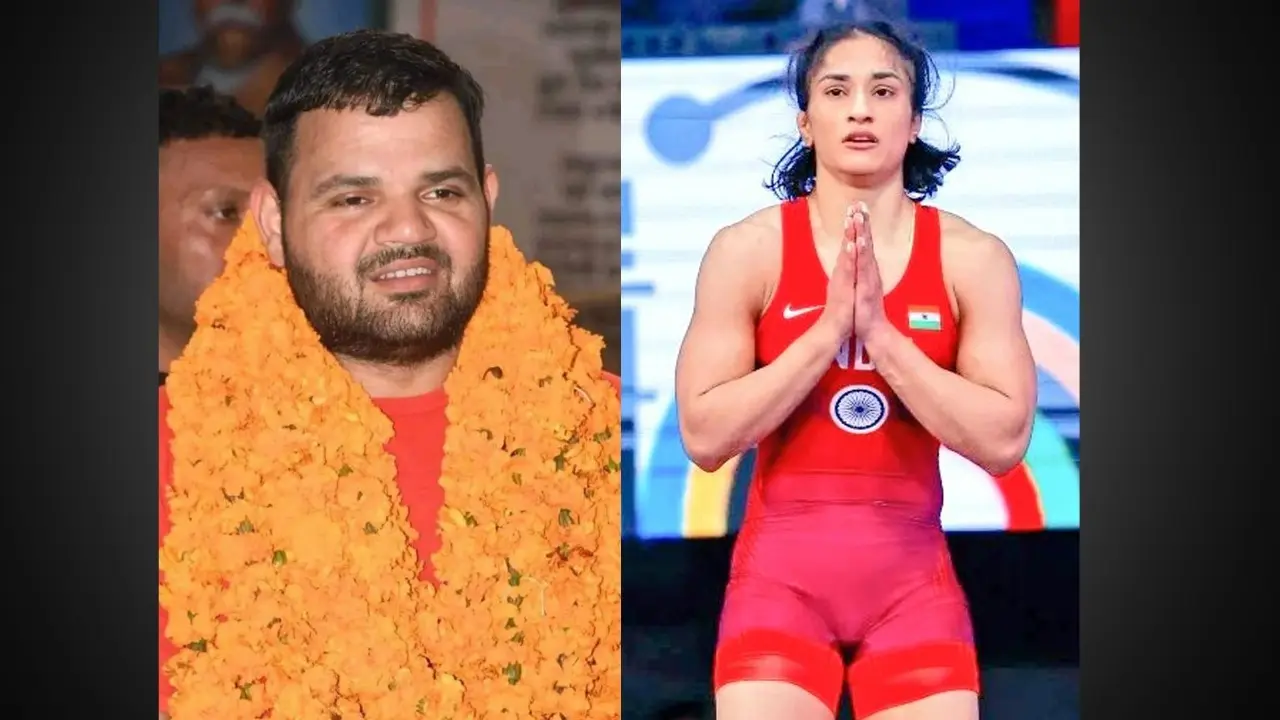 vinesh phogat out of peris olympics brij bhushan sing son reaction