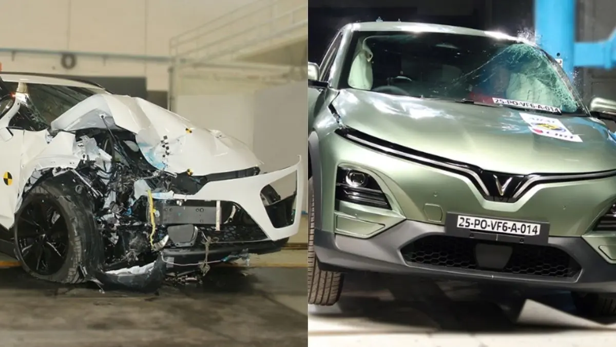 VinFast VF6, VF7 Bharat NCAP Test Scores Announced: Are These Electric SUVs Safe for Passengers? vinfast