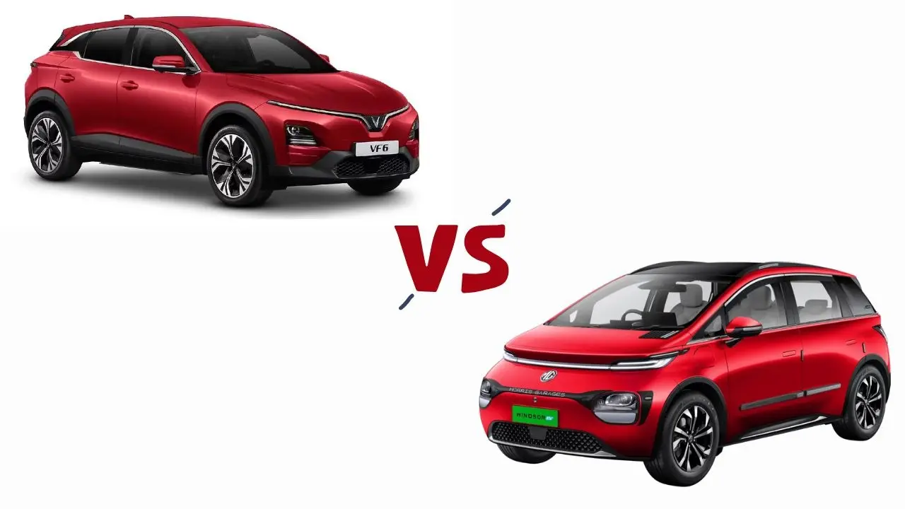 Vinfast VF 6 vs MG Windsor EV - How Do They Compare? Vinfast VF 6 vs MG Windsor EV