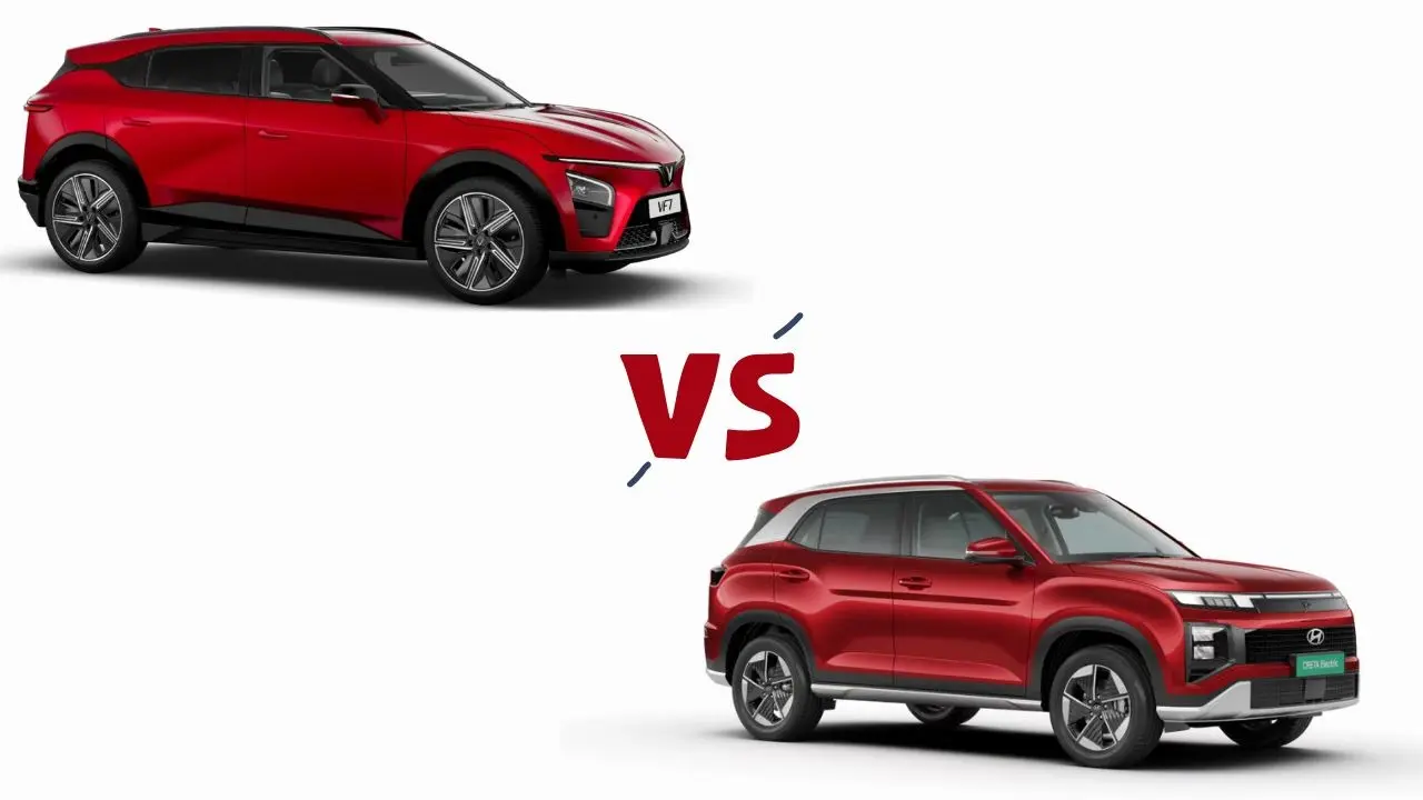 Vinfast VF 7 vs Hyundai Creta Electric - Price, Features, Specifications Compared Vinfast VF 7 vs Hyundai Creta Electric