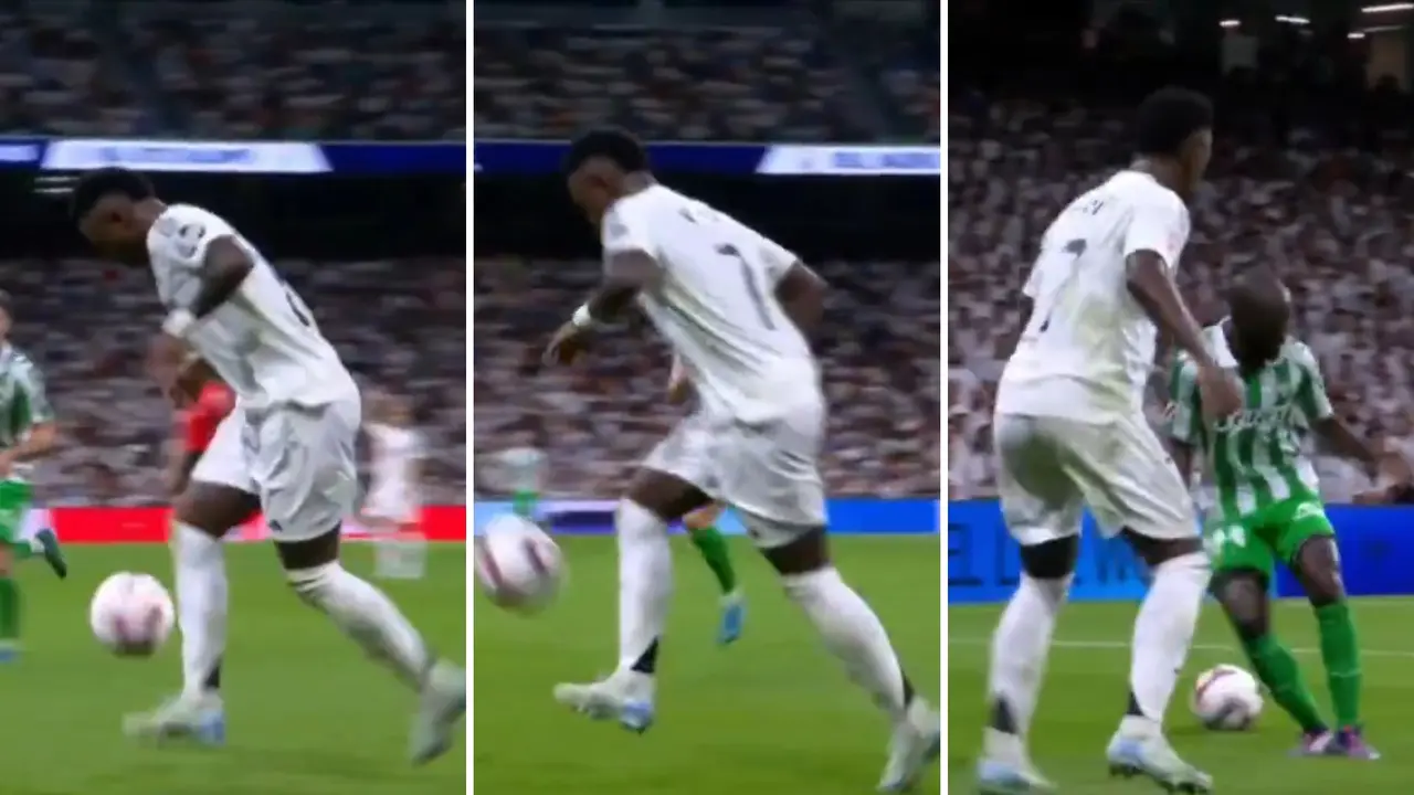 Vinicius Jr's Audacious Juggling Act Dazzles Santiago Bernabeu As Real Madrid Beat Real Betis 2-0 Vinicius Jr's juggling act for Real Madrid vs Real Betis in La Liga