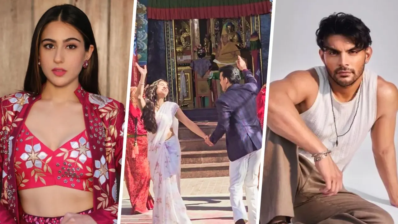 Sky Force BTS Leaked, Sara Ali Khan Shoots For A Song With Ex-boyfriend Veer Pahariya | WATCH Viral clip of Sara Ali Khan and Veer Pahariya dancing