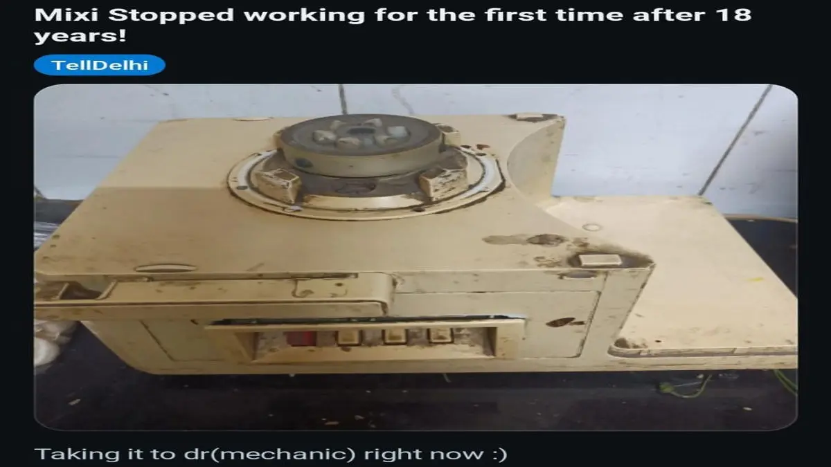 Viral Reddit Post: 'Mixi' stopped working after 18 years.