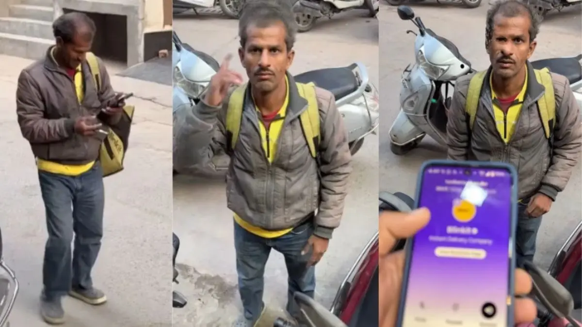 VIRAL: बंदे को सैल्यूट...कस्टमर को ऑर्डर पहुंचाने गया दिव्यांग डिलीवरी बॉय, फिर मुश्किल में देख शख्स ने की मदद; VIDEO देख पसीज जाएगा दिल Viral Video