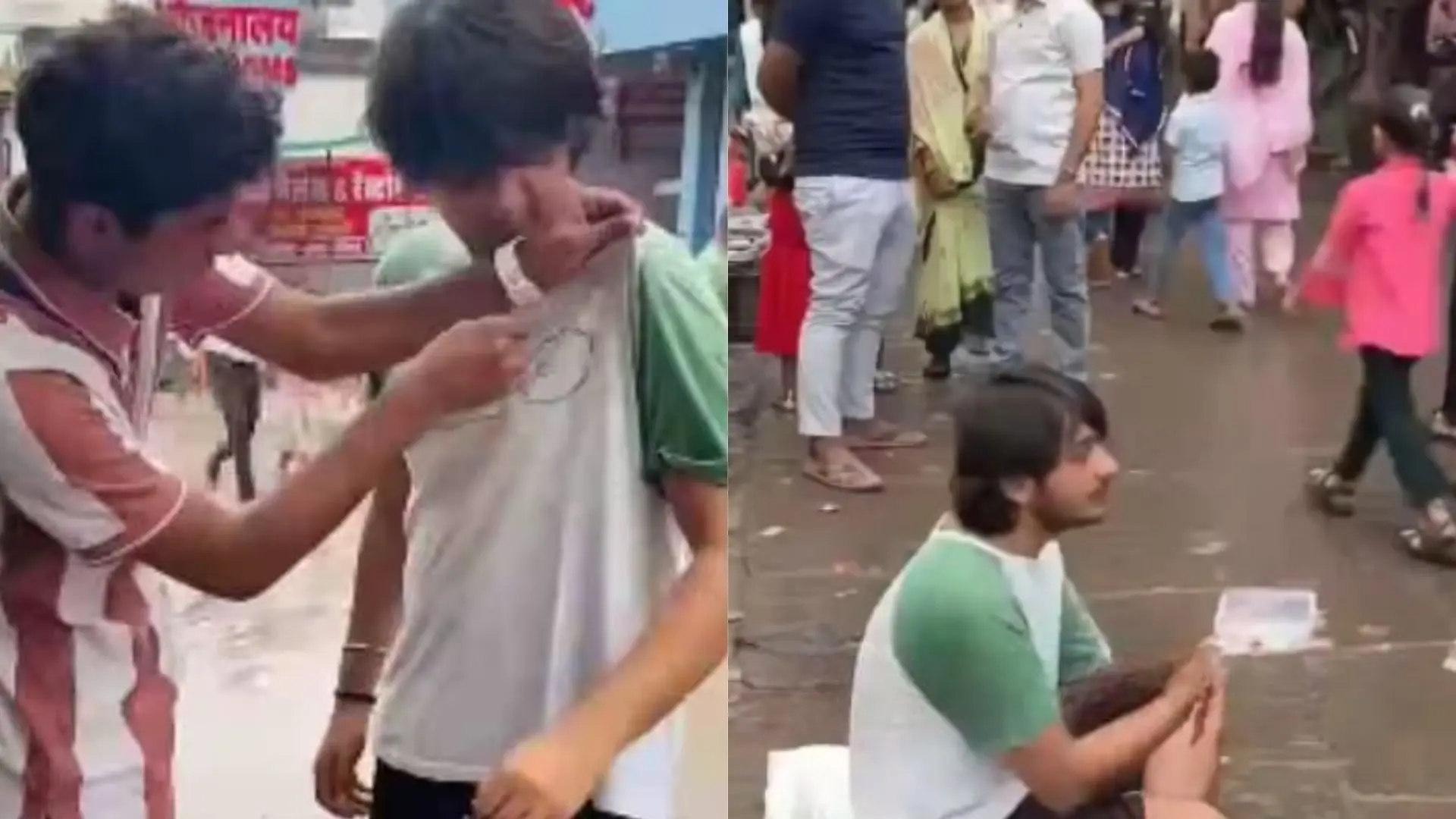 खाटू श्याम मंदिर के बाहर भिखारी बन इंफ्लुएंसर ने मांगी भीख, कुछ ही घंटों  में कर ली इतनी कमाई, VIRAL VIDEO देख लोग हैरान | Republic Bharat