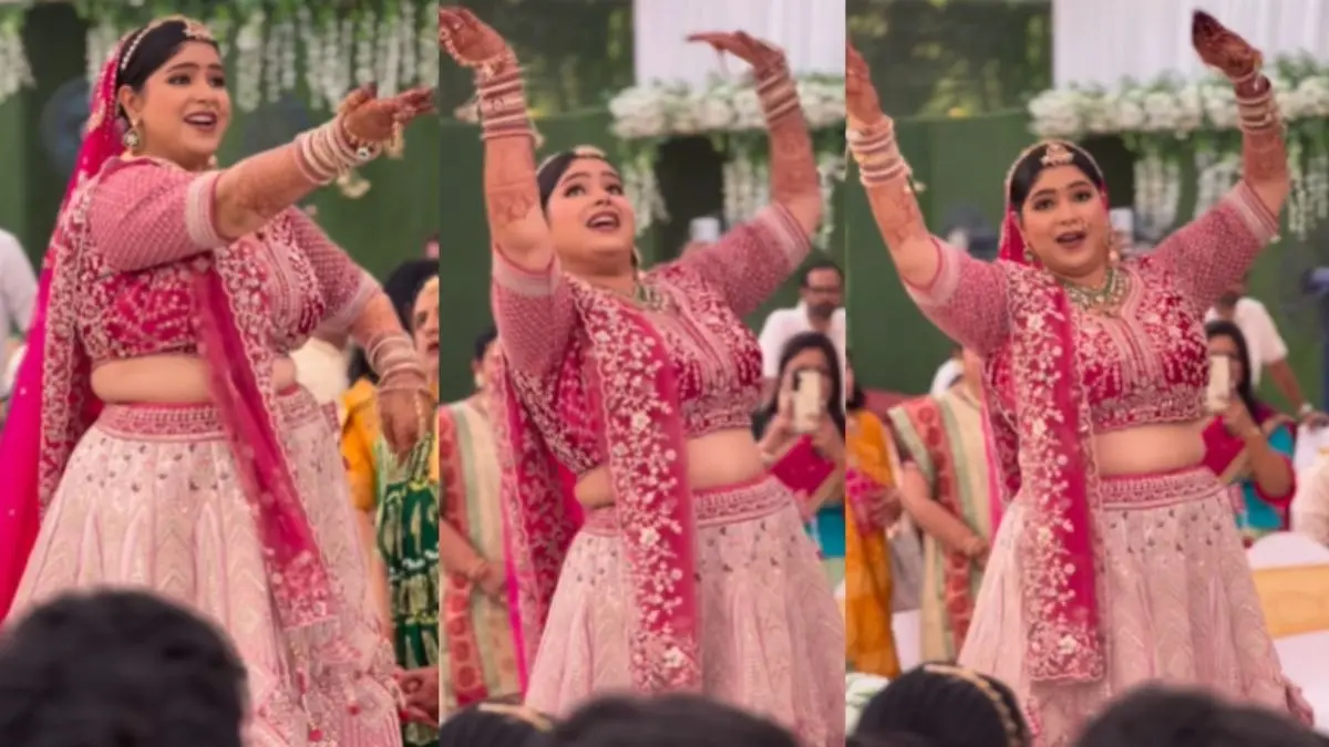 'पिया घर आवेंगे...', गाने पर दुल्हन ने किया शानदार डांस, कॉन्फिडेंस के कायल हुए नेटिजंस; शादी में एंट्री का VIDEO VIRAL Viral Video