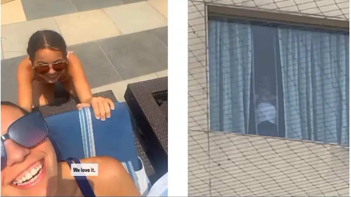 Viral Video: American Tourists Accuse Man Filming Them at Gurugram Hotel Poolside