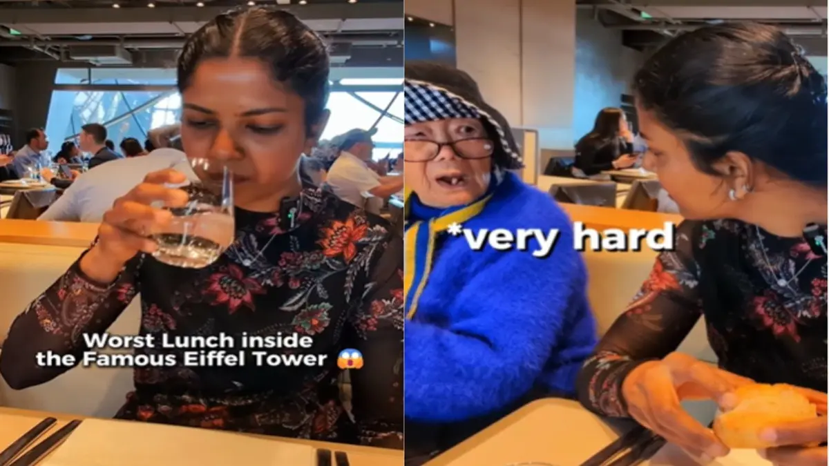 ‘Never Going Back…’: Indian Traveller Calls Out ‘Worst Lunch’ Experience At Eiffel Tower Restaurant | Watch Viral video: Eiffel Tower Restaurant