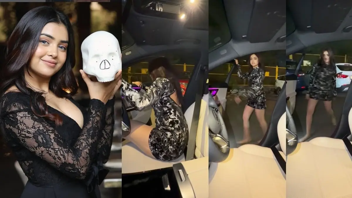 Viral Video Shows Actress Megha Kaur Performing Car Stunt Amid Traffic, Mumbai Police Takes Cognizance