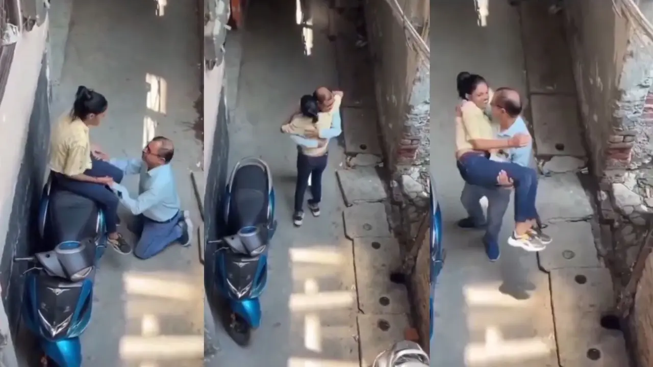 Viral video uncle with young girl