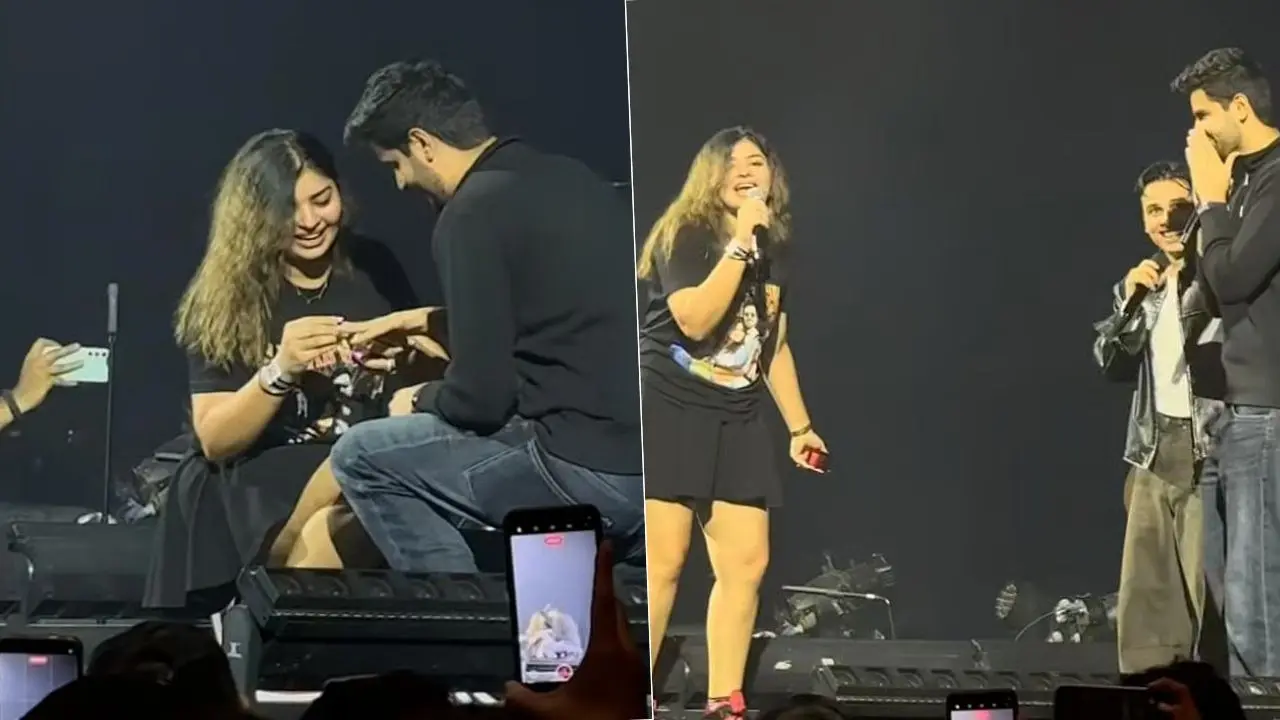 Viral Video: Woman Proposes To Boyfriend On Valentine's Day At Anuv Jain's Mumbai Concert Viral Video: Woman Proposes To Boyfriend On Valentine's Day At Anuv Jain's Mumbai Concert