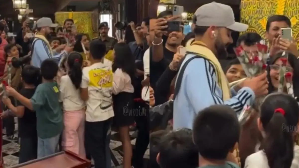WATCH | 'Flowers, Kids And Love': Virat Kohli Gets Special Welcome in Raipur Ahead of 2nd ODI vs South Africa Virat Kohli