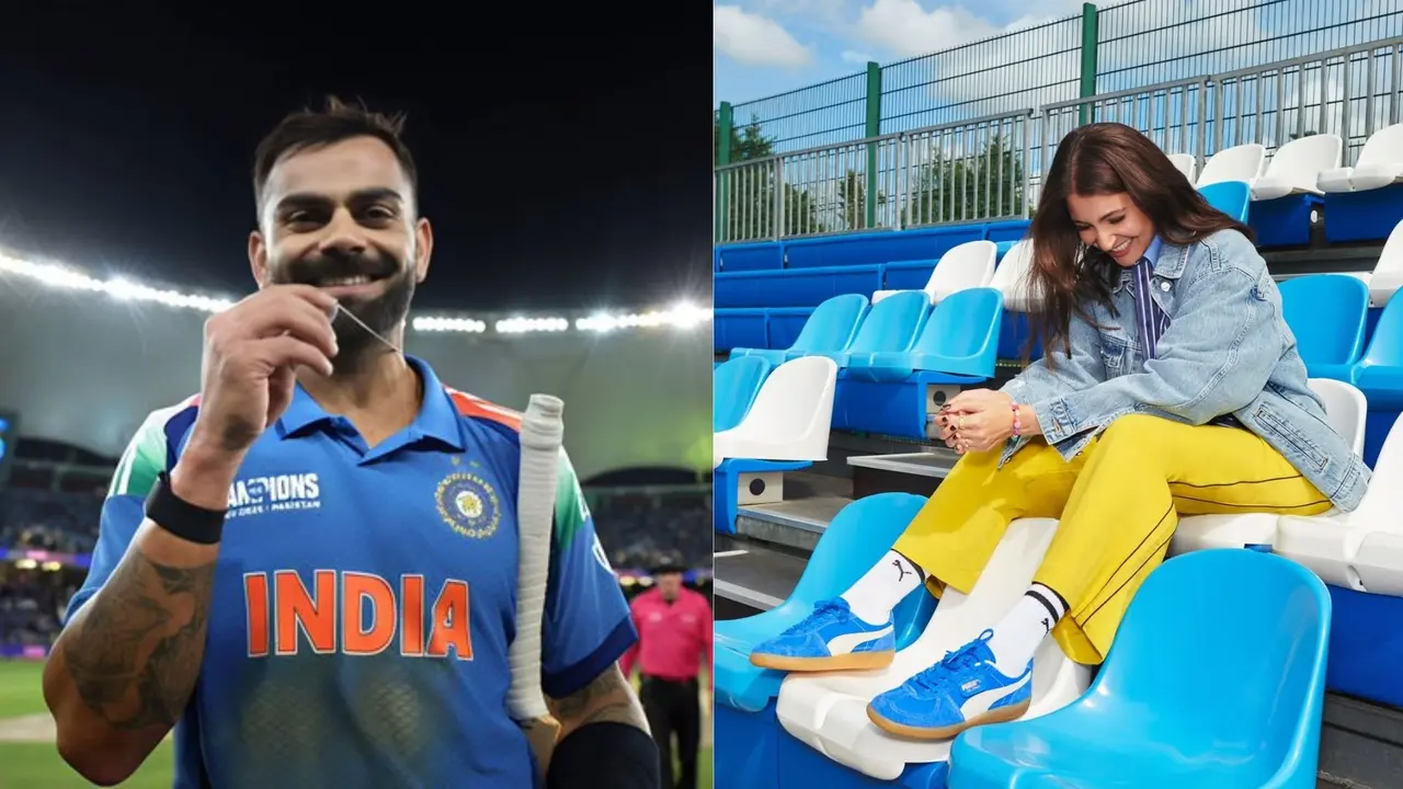 Virat Kohli 300 ODI Match Wife Anushka Sharma reached dubai for india vs new zealand