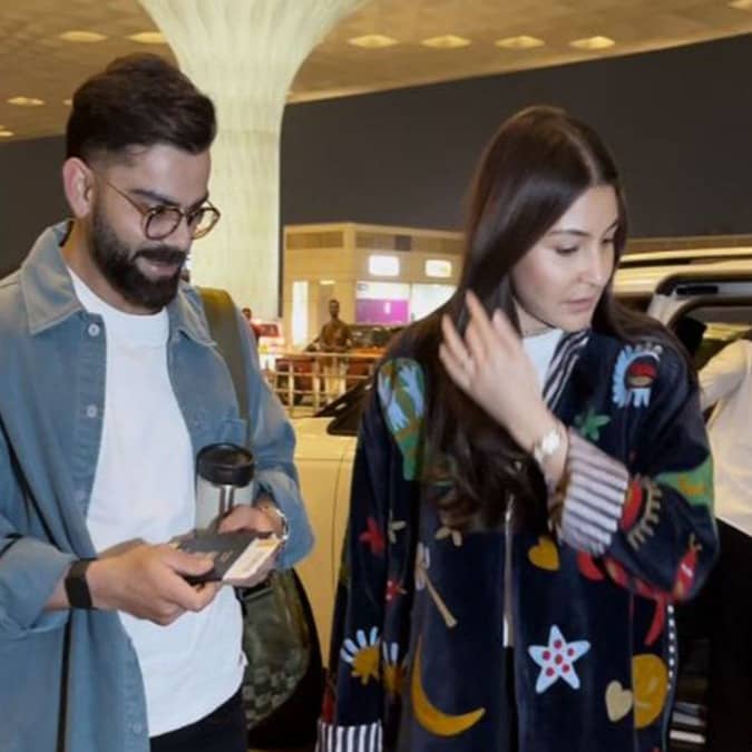 Virat Kohli And Anushka Sharma's Airport OOTD