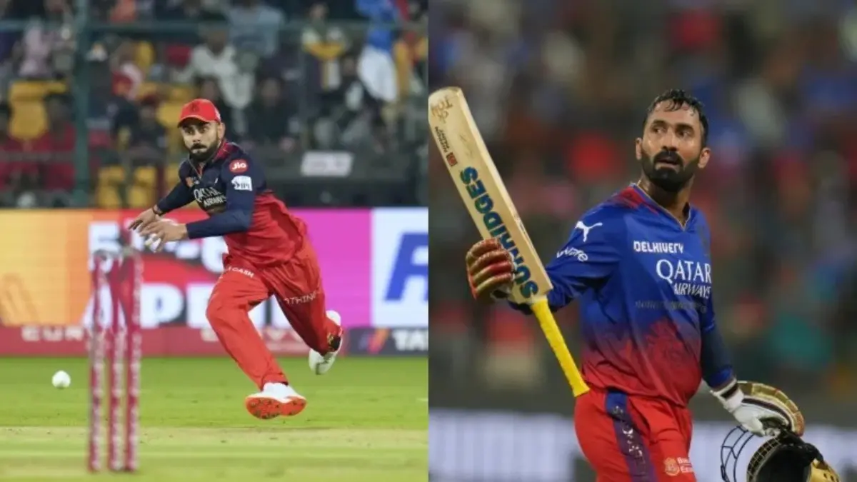 Virat Kohli and Dinesh Karthik