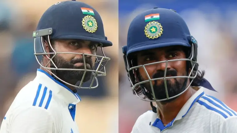 Virat Kohli and KL Rahul during Border-Gavaskar Trophy series