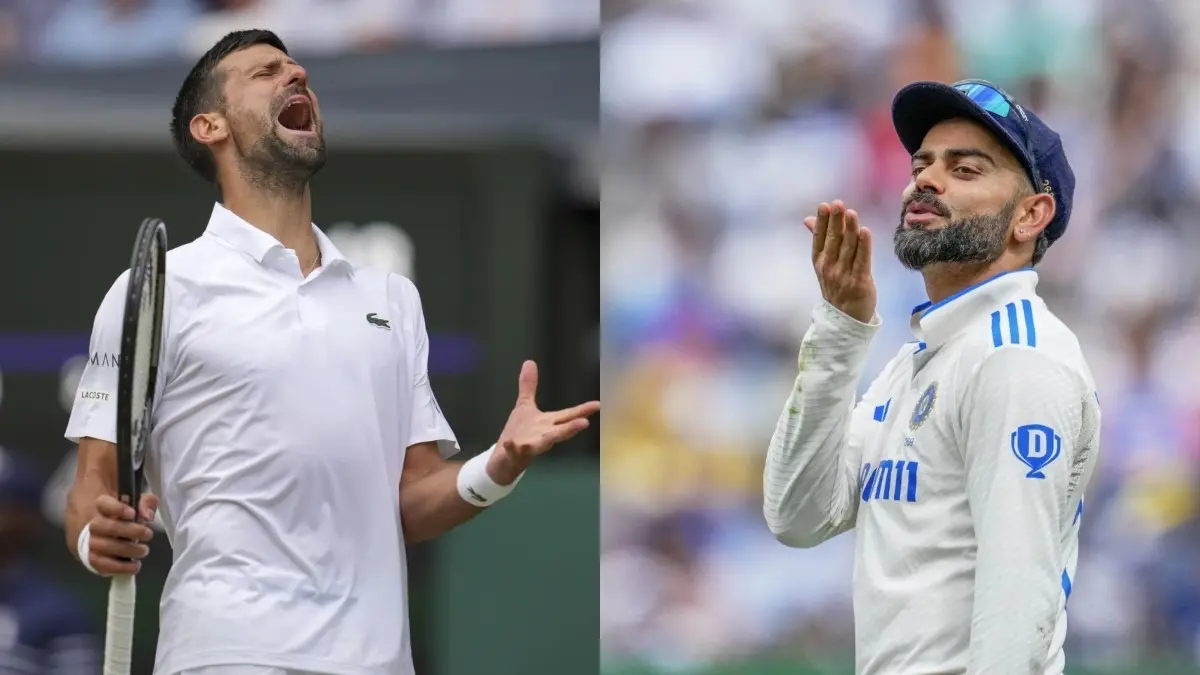 Virat Kohli and Novak Djokovic