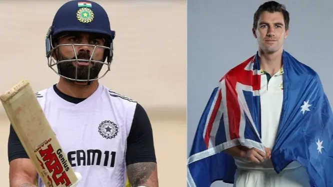 Virat Kohli and Pat Cummins