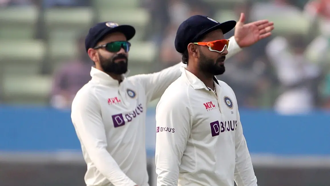 Virat Kohli and Rishabh Pant